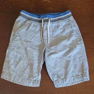 Casual Light Blue Boys' Drawstring Shorts